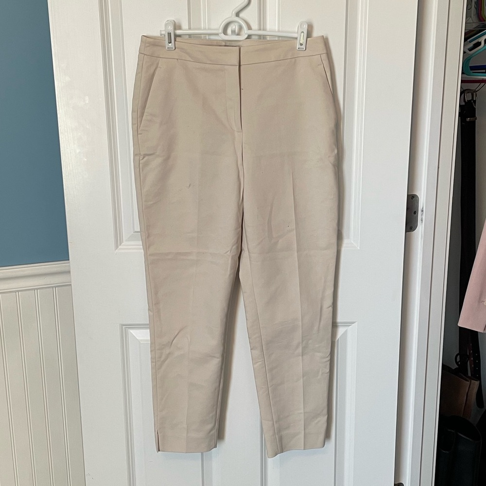 H&M Beige Ankle Slacks